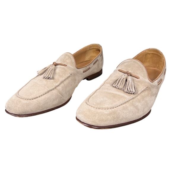 Suitsupply Men’s Belgain Tan Suede Tassel Loafers Size 42.5 US 9.5 main image 5
